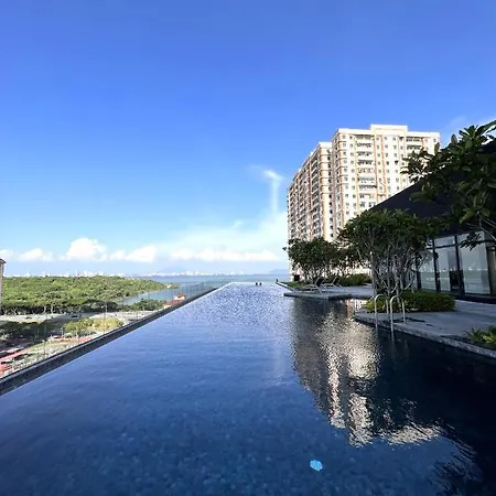 Appartamento Georgetown Skypool Urban 3Br Family & Baby-Friendly 9Pax Seaview Penang